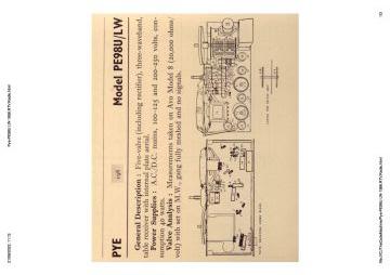 Pye-PE98U LW-1956.RTV.Radio preview